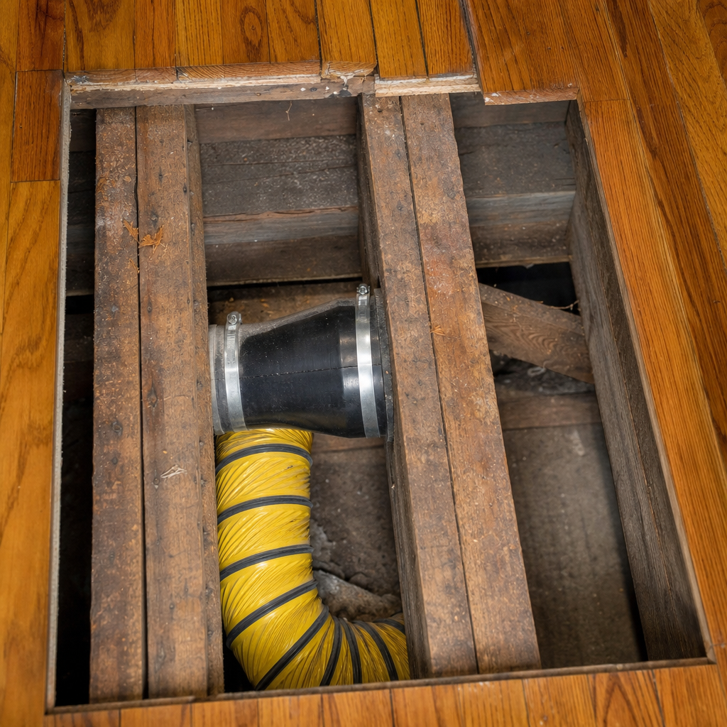 Illustration for water damage restoration in Upper Manhattan