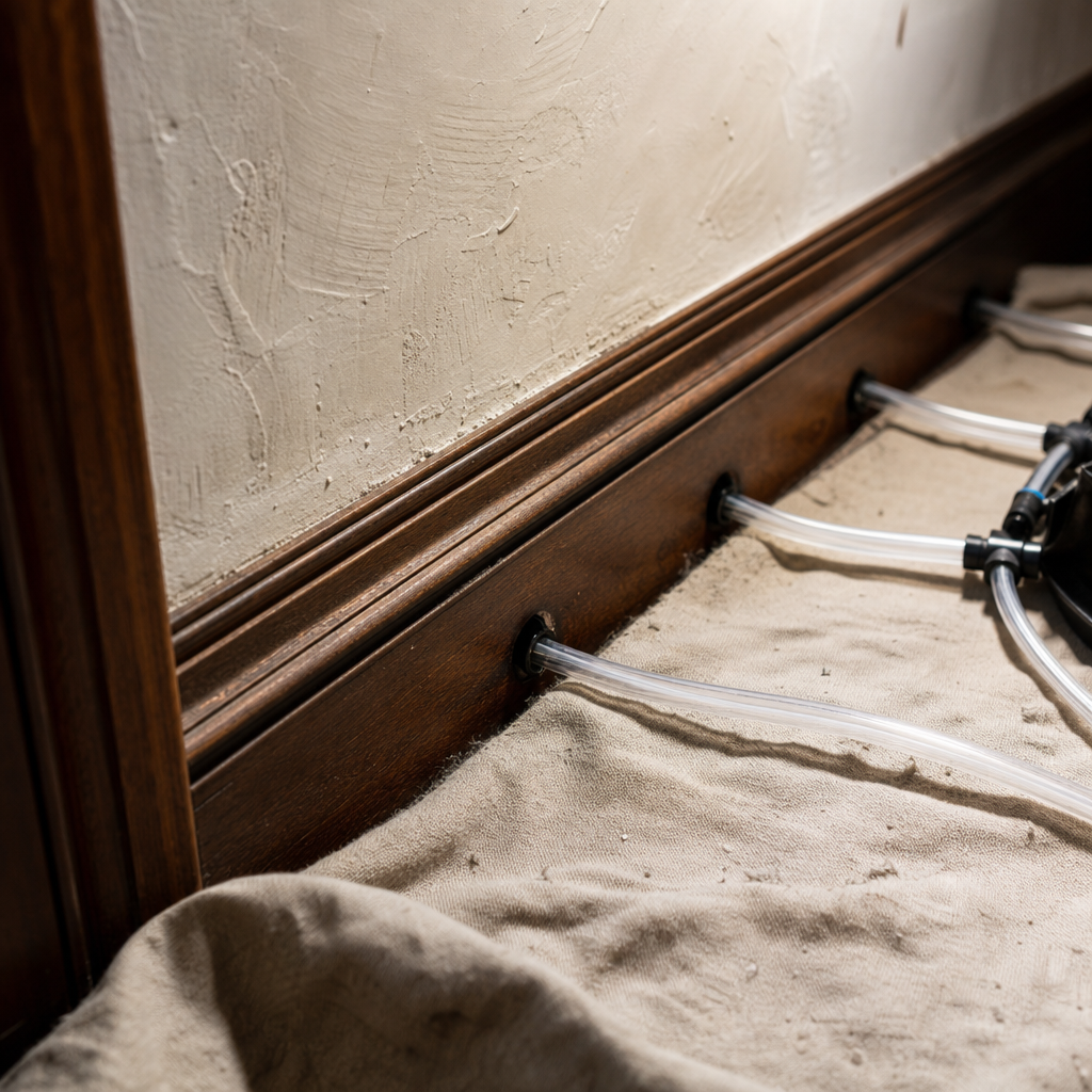 Illustration for water damage restoration in Harlem