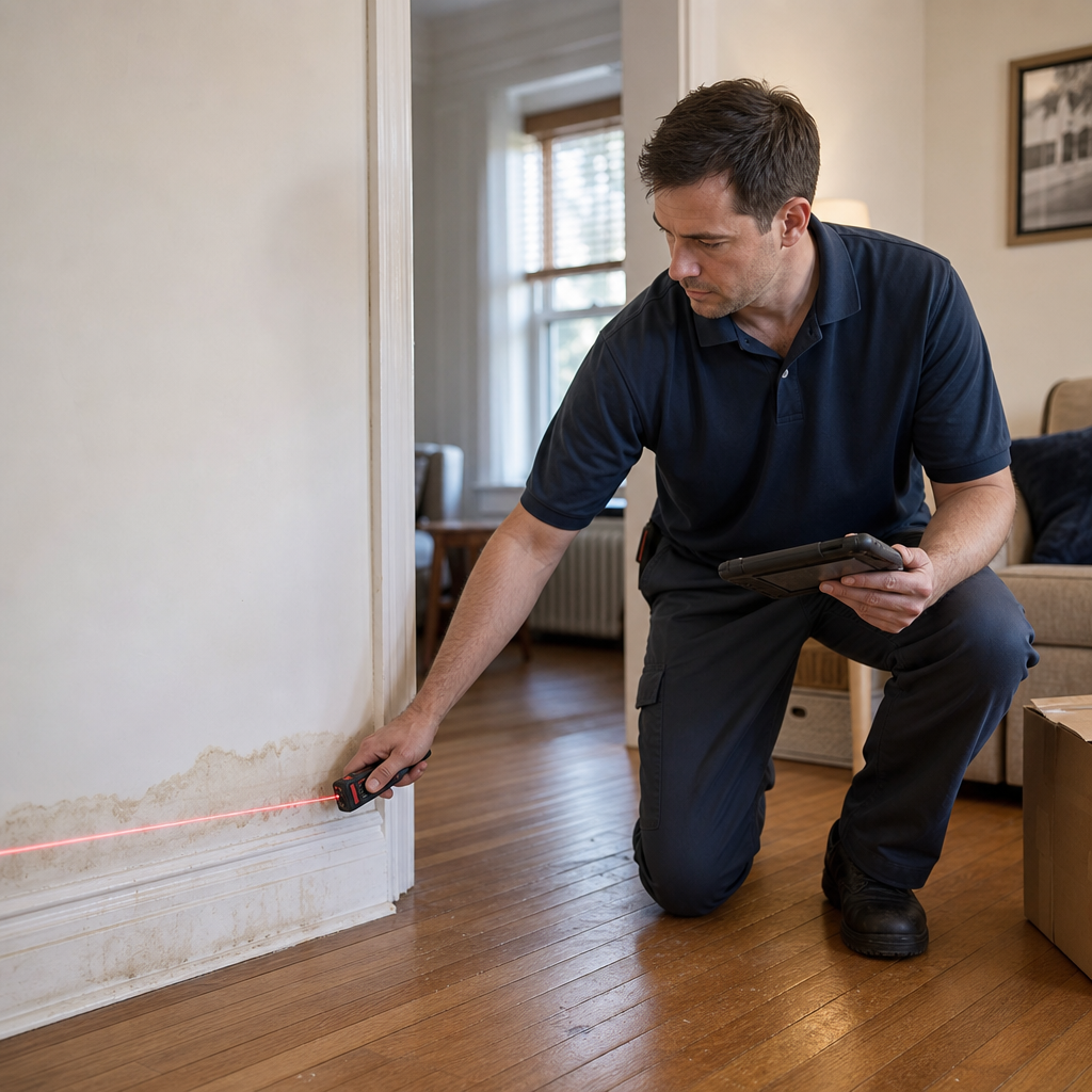 Illustration for water damage restoration in Elmhurst