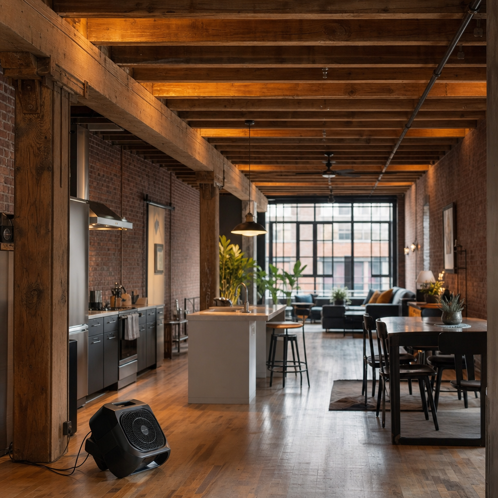 Illustration for water damage restoration in Long Island City