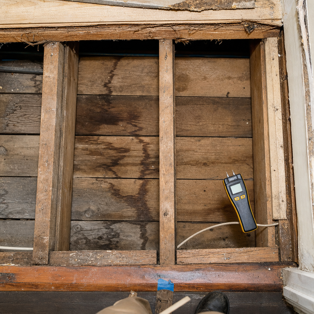 Illustration for water damage restoration in Greenpoint
