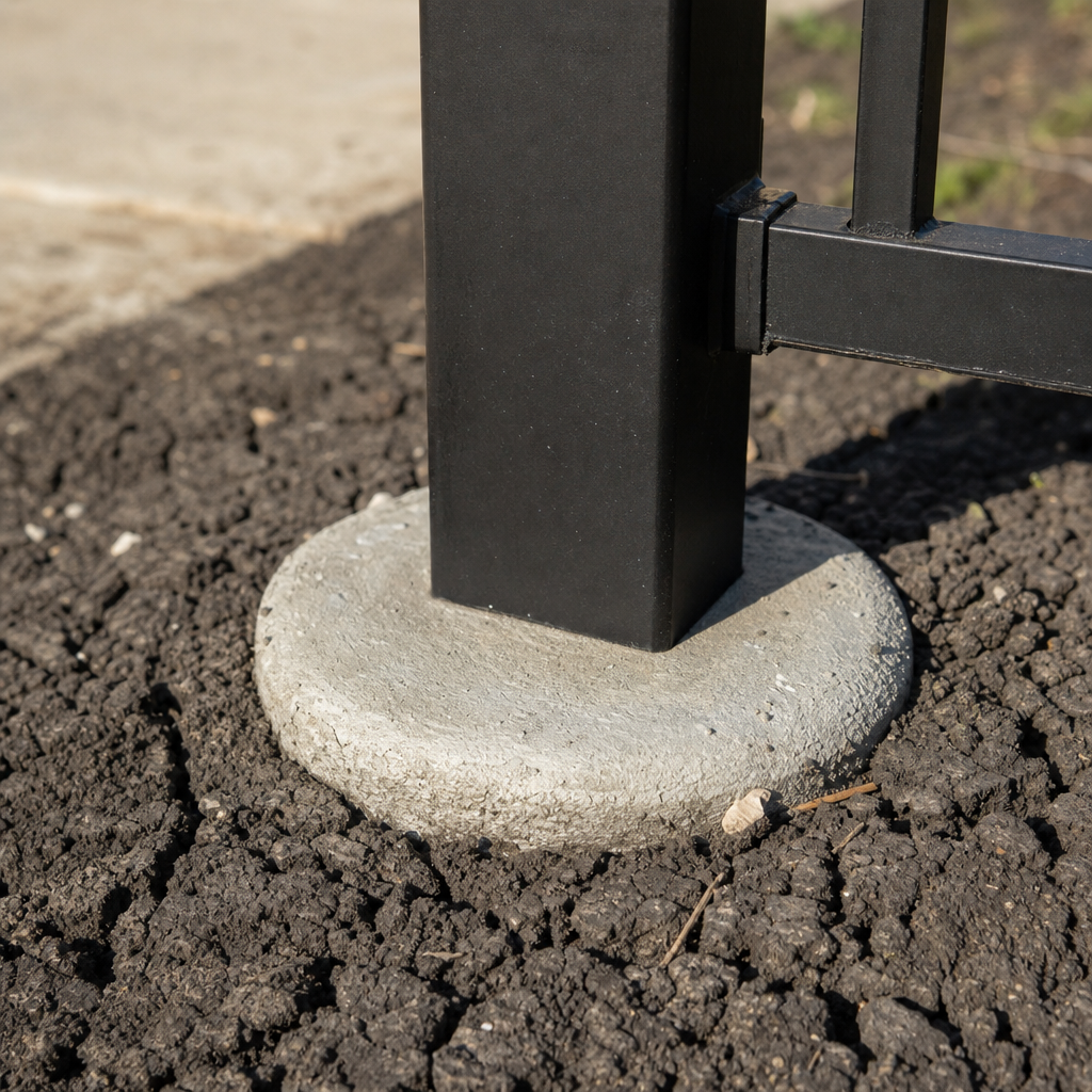 Illustration for blackland prairie soil gate post repair