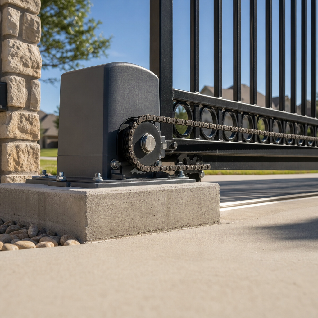 Illustration for ironworks gate repair warranty mckinney