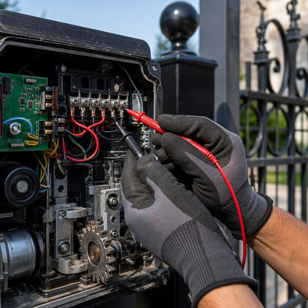 Illustration for driveway gate repair