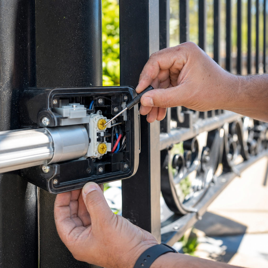 Illustration for ironworks gate co. gate repair