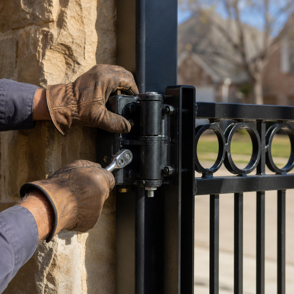 Illustration for gate repair mckinney