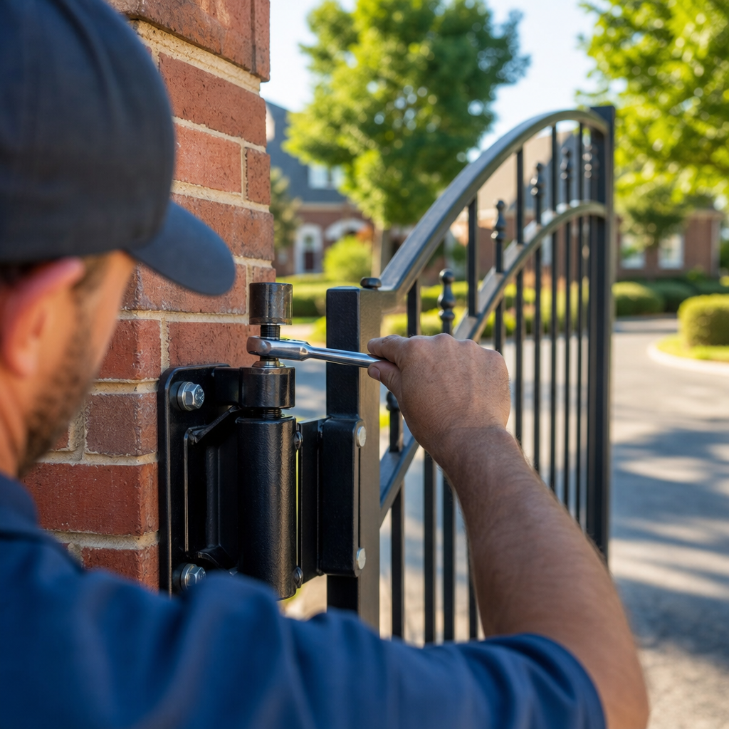 Illustration for residential gate repair mckinney tx