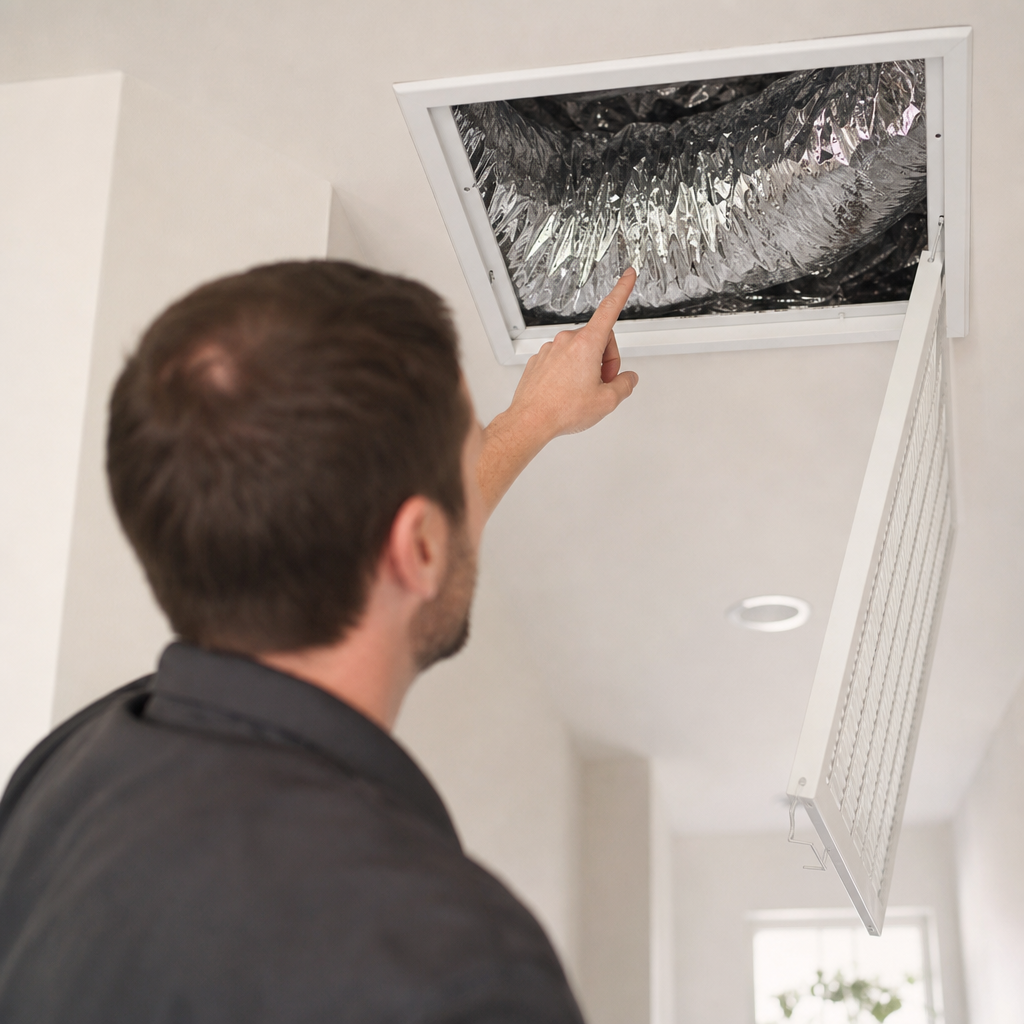 Illustration for air duct cleaning in Dublin