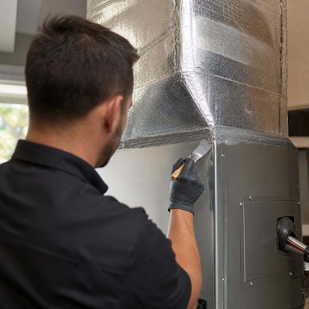 Illustration for air duct cleaning in Los Altos