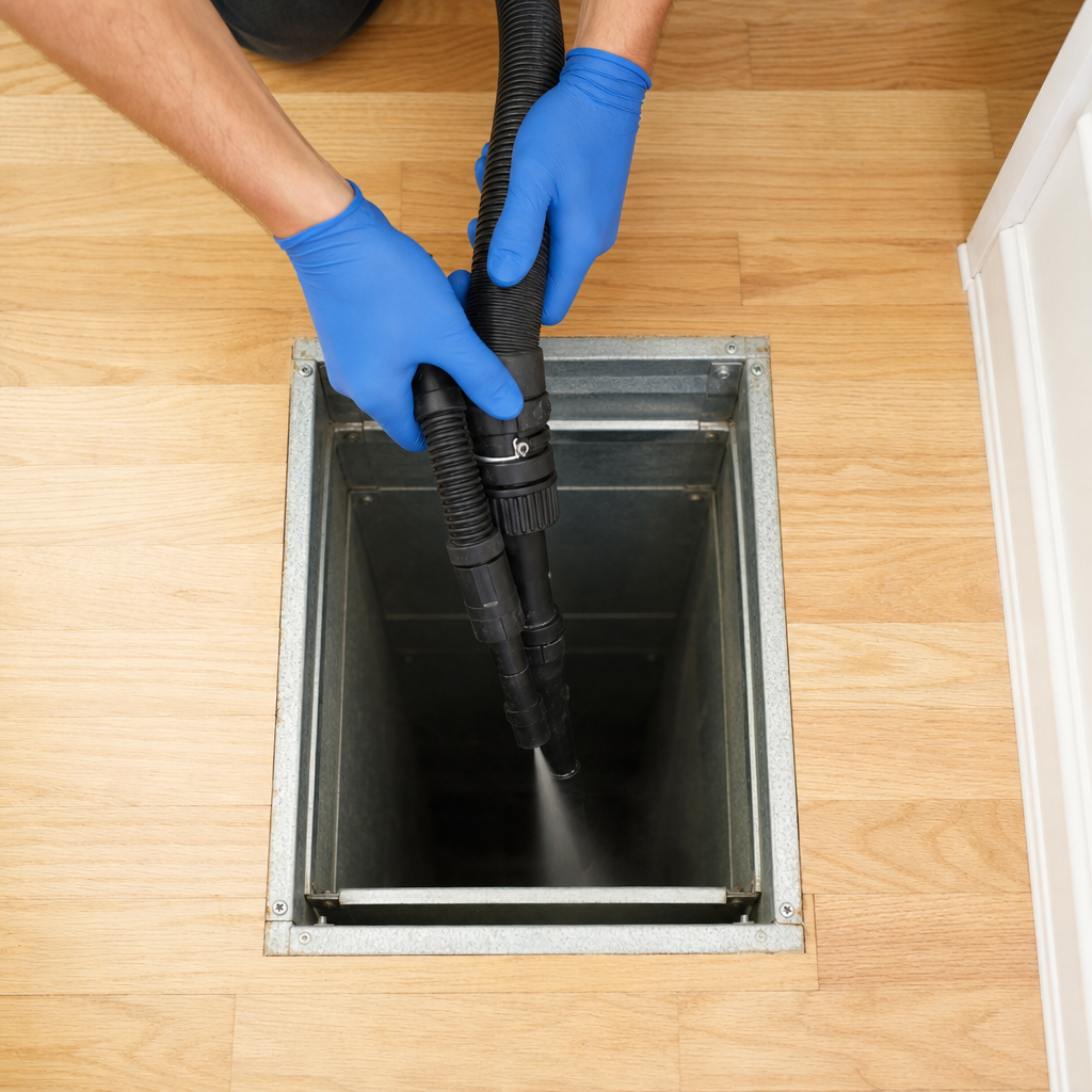 Illustration for air duct cleaning in El Cerrito