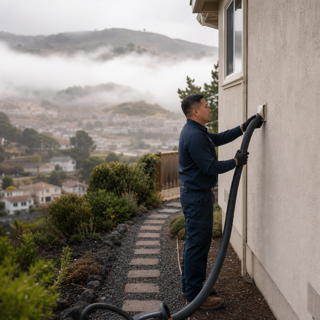 Illustration for dryer vent cleaning in South San Francisco