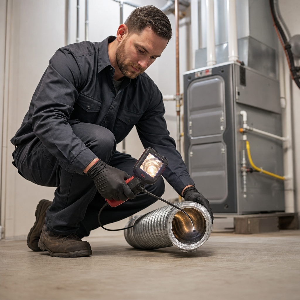Illustration for air duct cleaning in Corte Madera