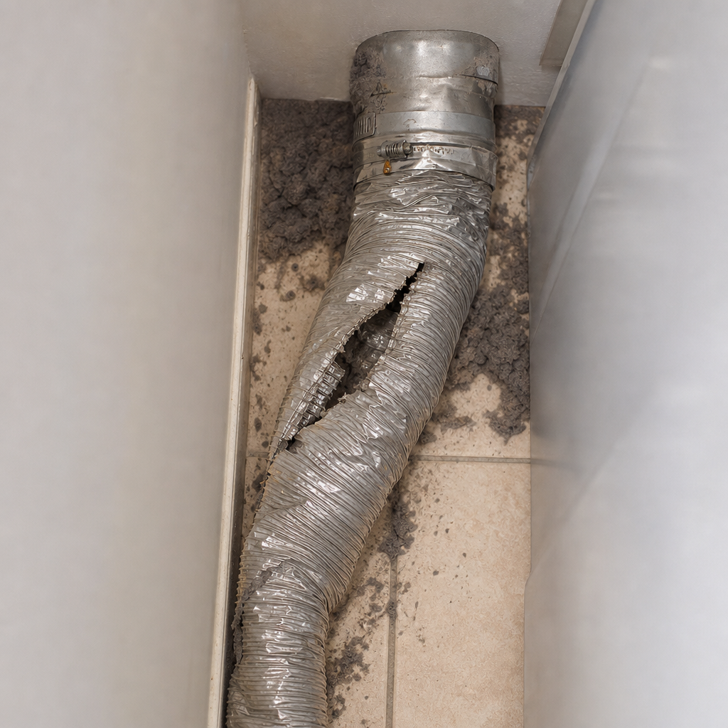 Illustration for dryer vent cleaning in Pacifica