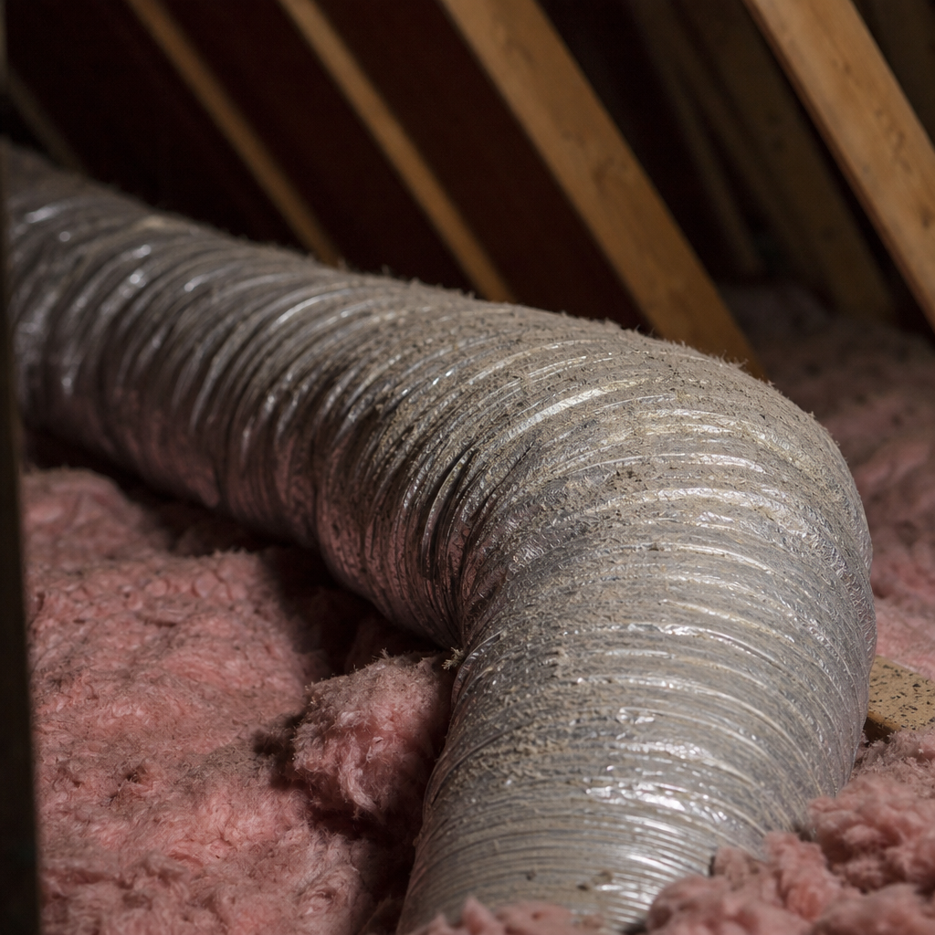 Illustration for air duct cleaning in Belmont