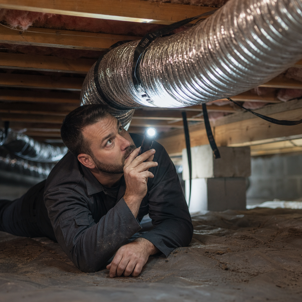 Illustration for air duct cleaning in El Sobrante