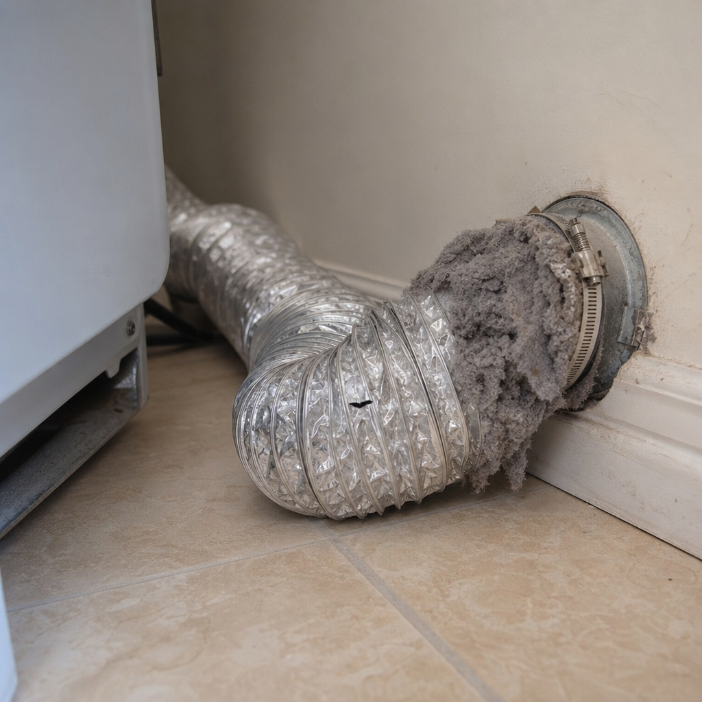 Illustration for dryer vent cleaning in Walnut Creek