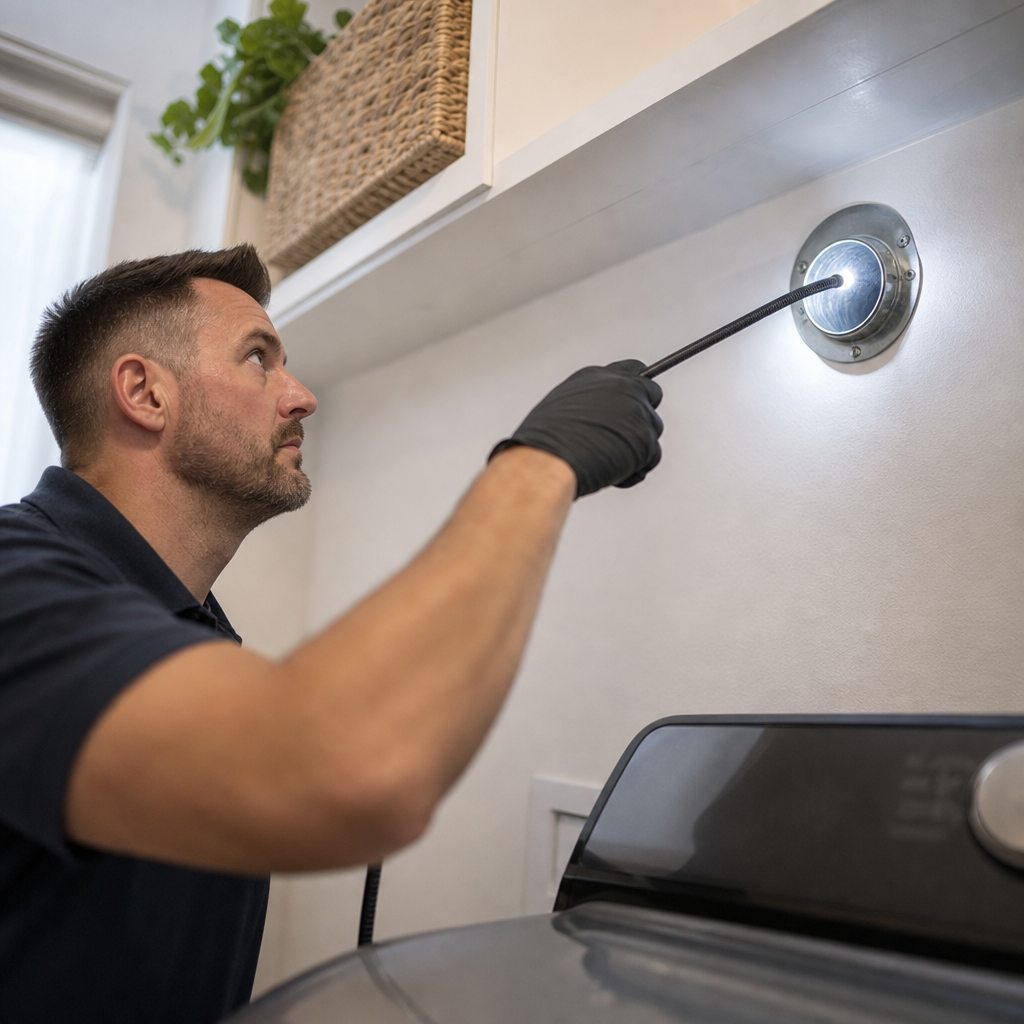 Illustration for dryer vent cleaning in Fremont