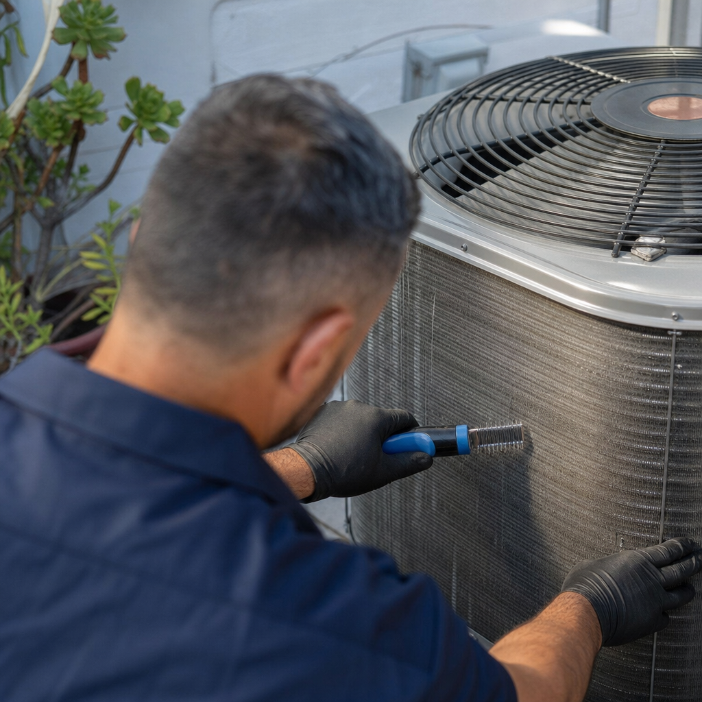Illustration for hvac coil cleaning in Oakland