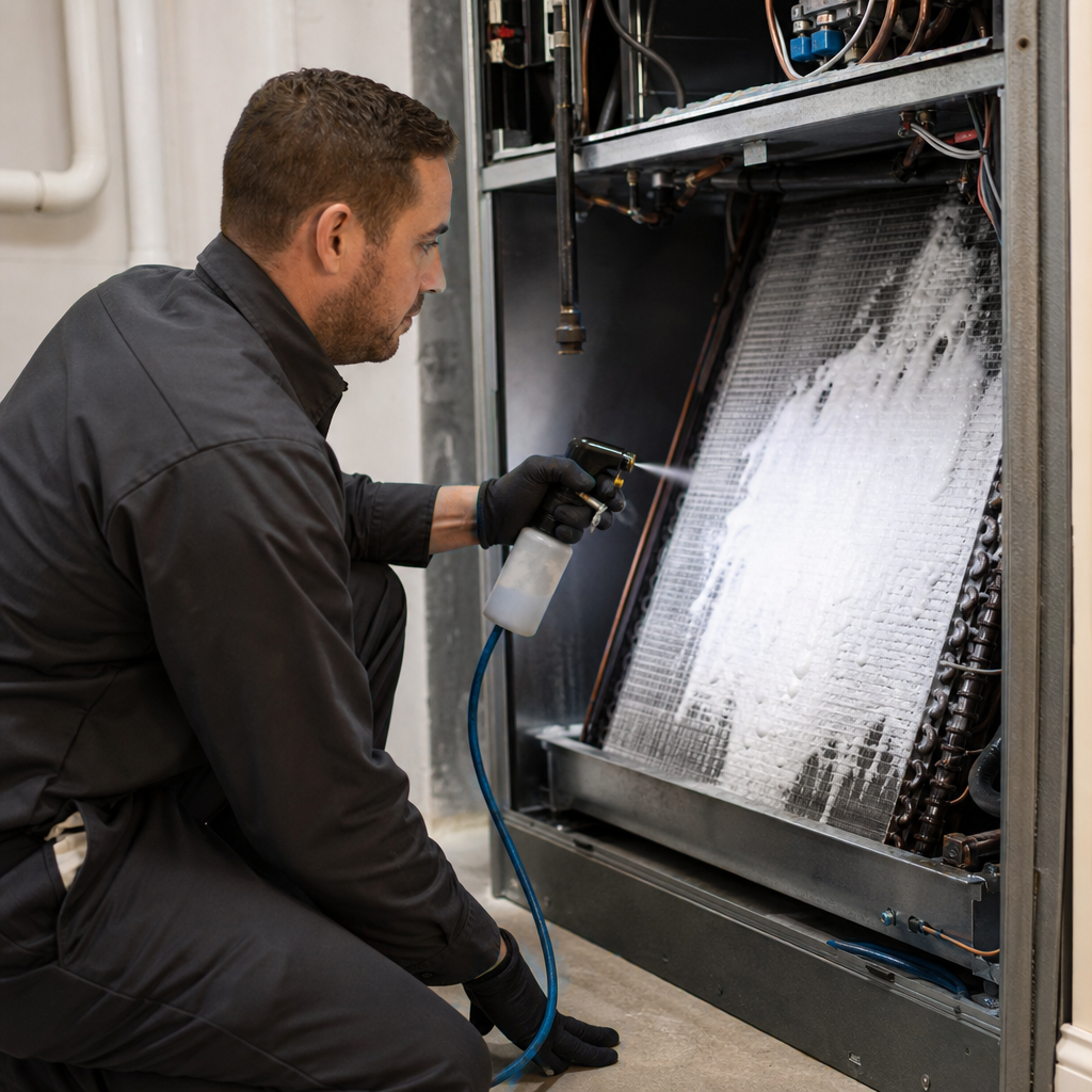 Illustration for air duct cleaning in Kensington