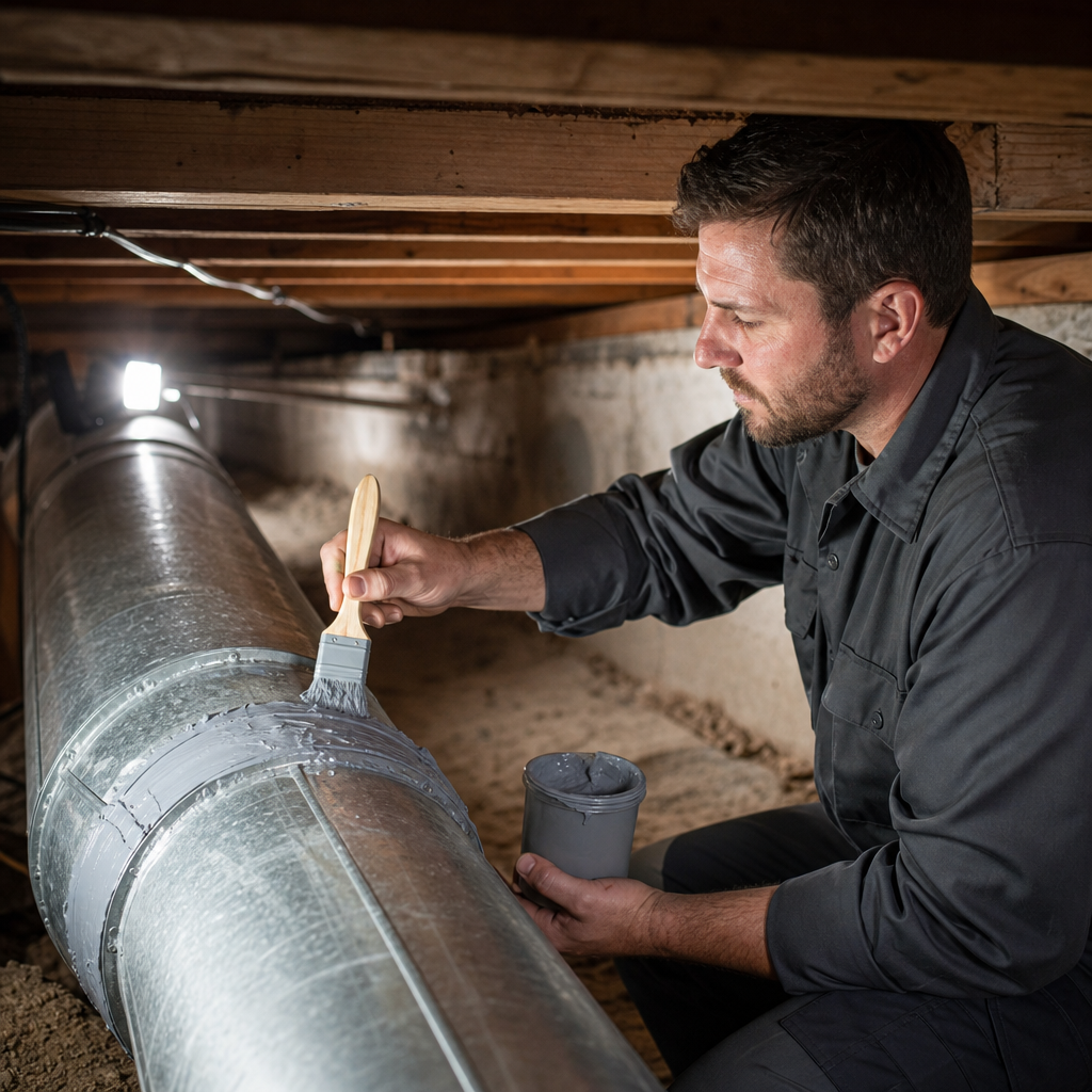 Illustration for air duct cleaning in El Granada