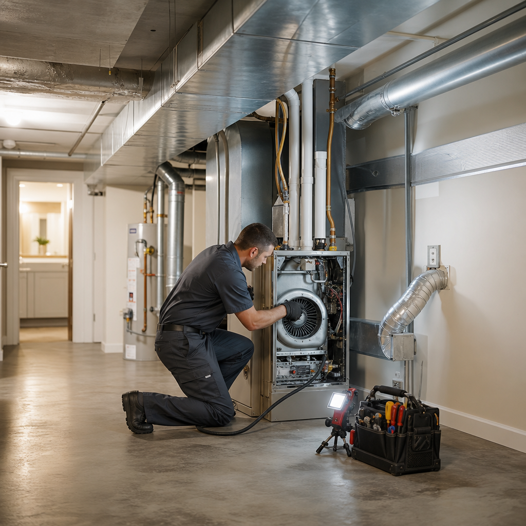 Illustration for air duct cleaning in Noe Valley