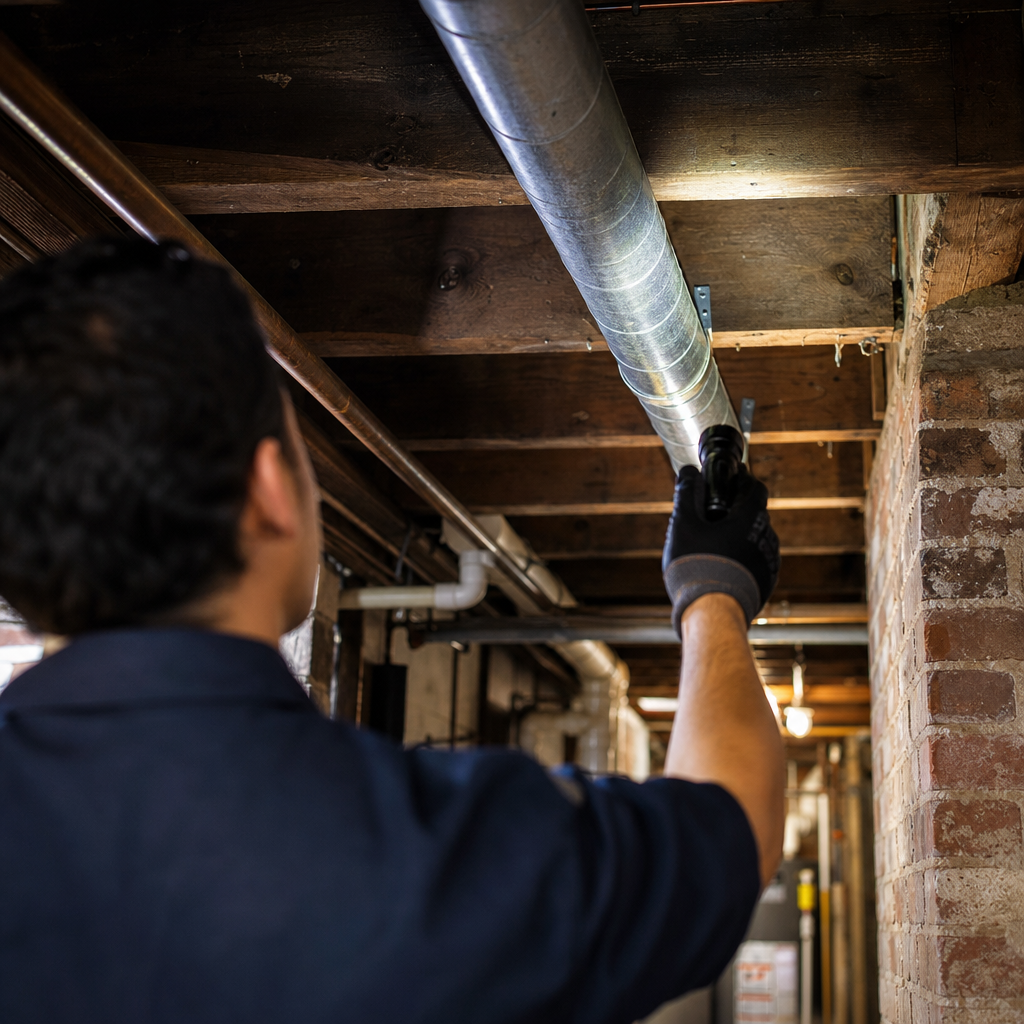 Illustration for dryer vent cleaning in Noe Valley