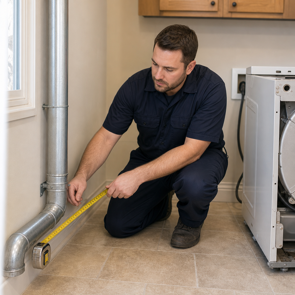 Illustration for dryer vent cleaning in San Bruno