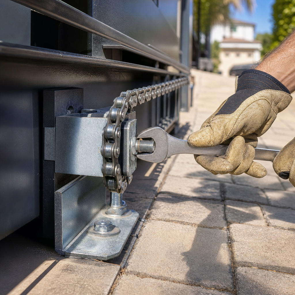 Illustration for gate repair in Irvine