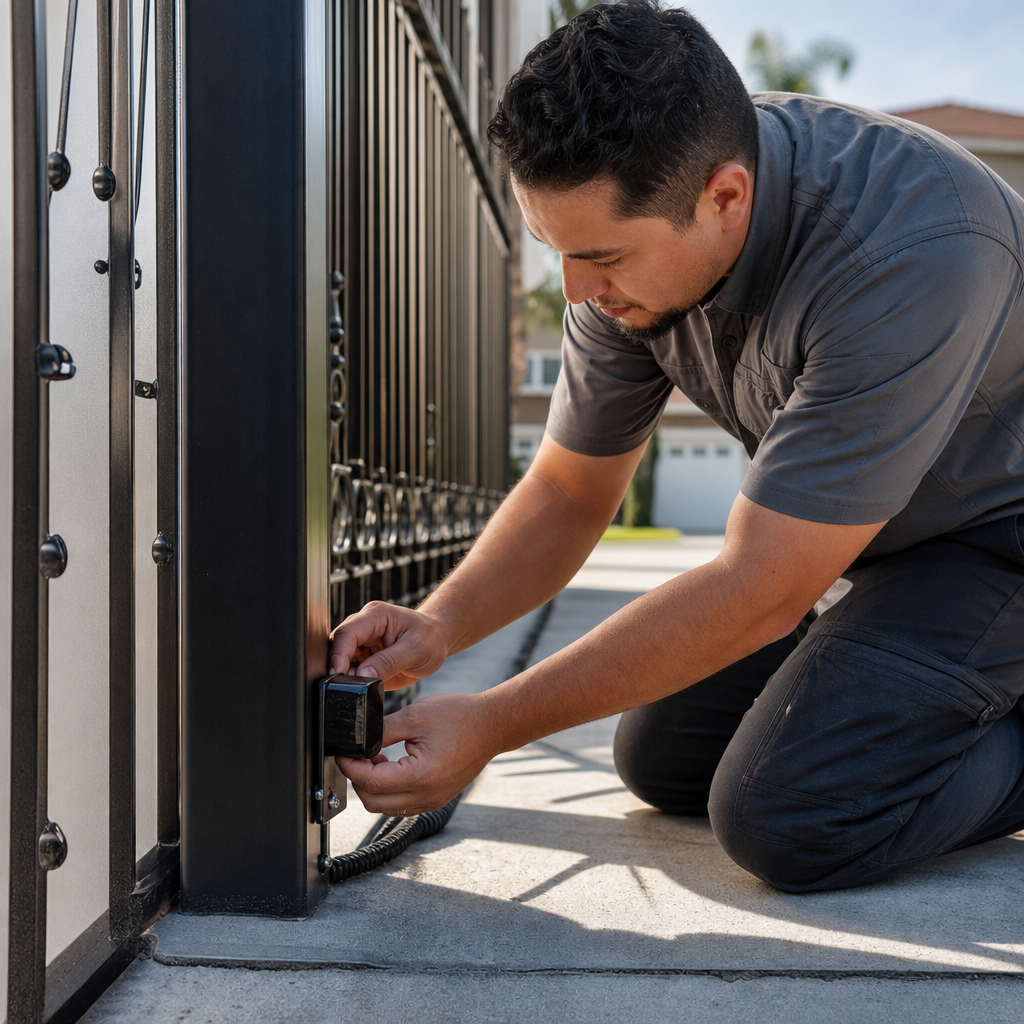 Illustration for gate repair in Placentia