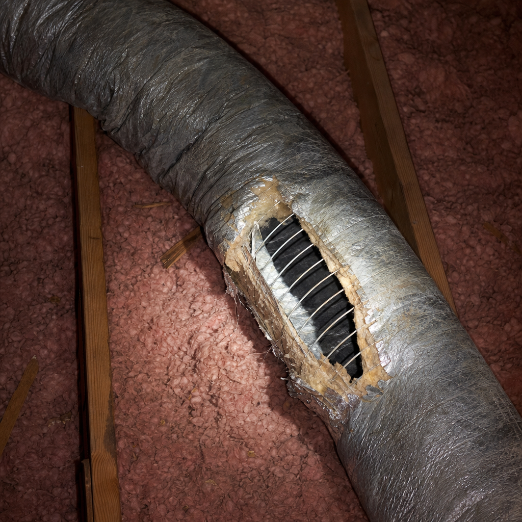 Illustration for air duct cleaning in Shady Hollow