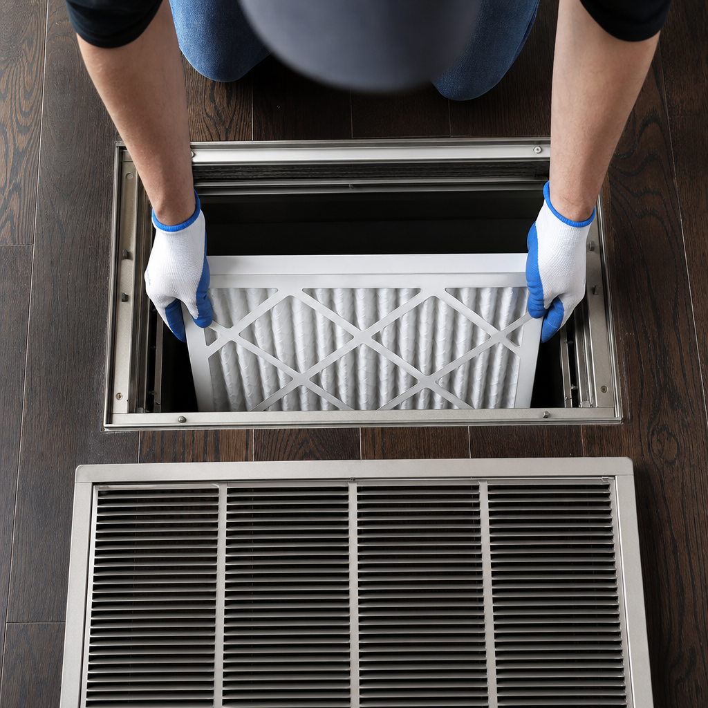 Illustration for air duct cleaning in Hutto