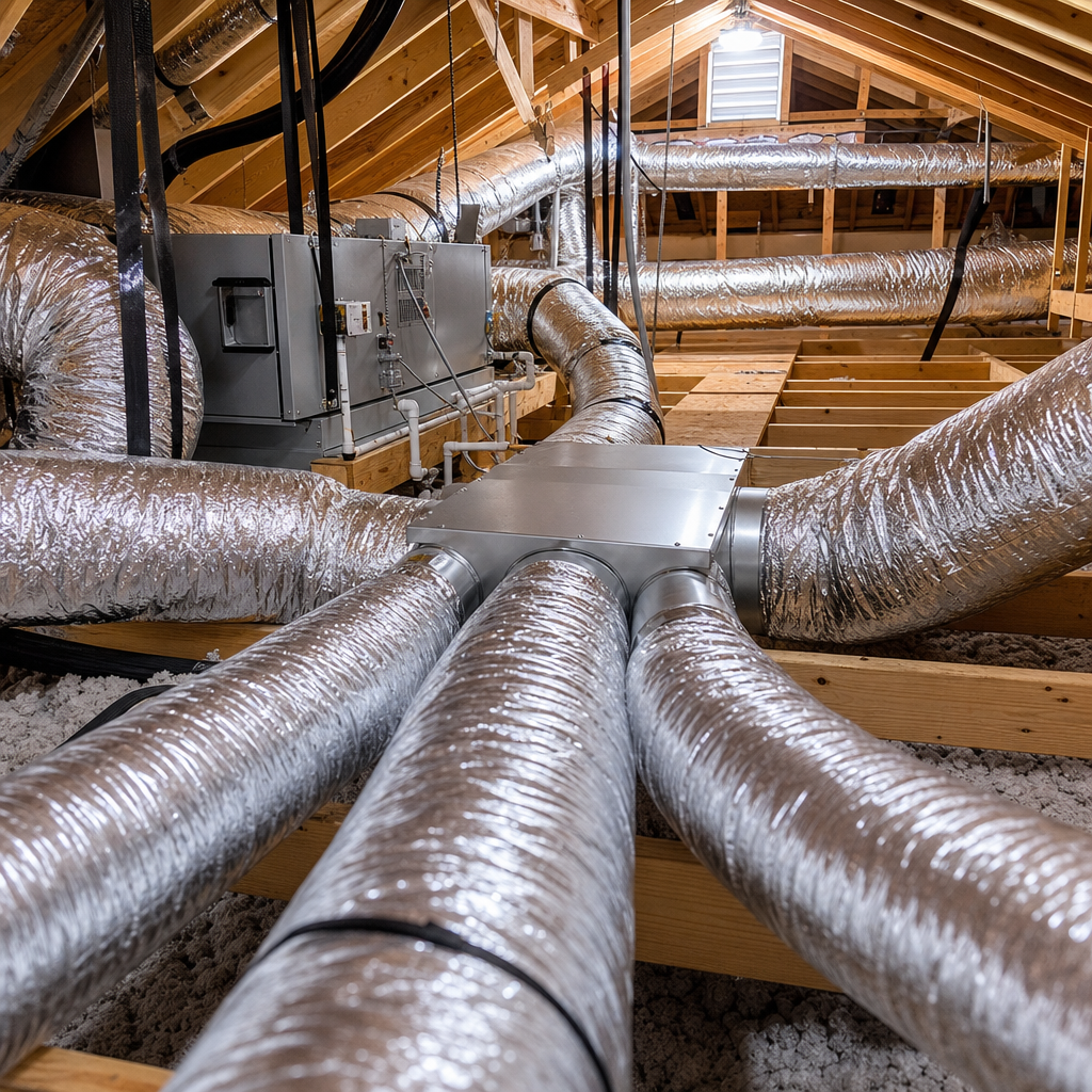 Illustration for air duct sanitizing in Cedar Park