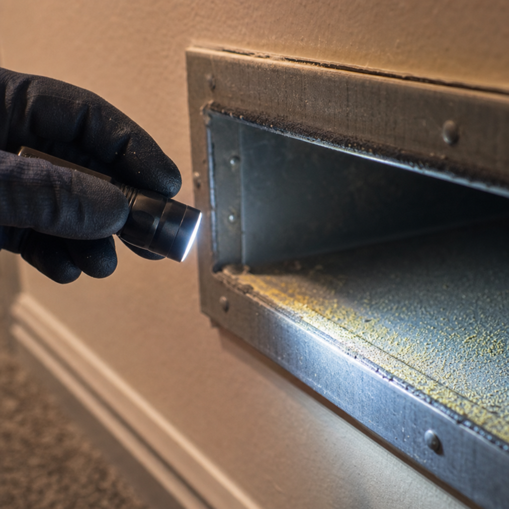 Illustration for air duct sanitizing in Bastrop