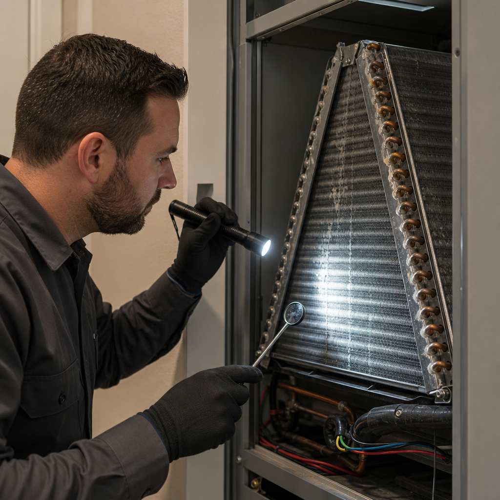 Illustration for hvac coil cleaning in Lockhart