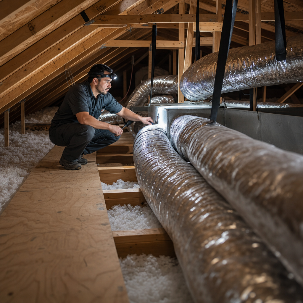 Illustration for hvac duct cleaning service in Brushy Creek