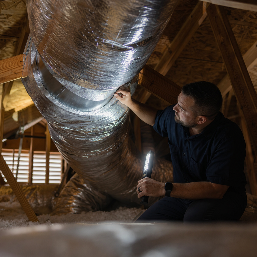 Illustration for return duct cleaning in Lakeway
