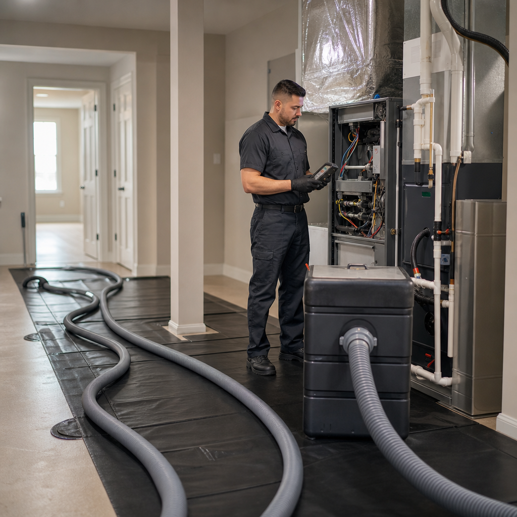 Illustration for hvac cleaning in Elgin