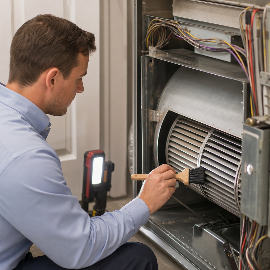 Illustration for air duct cleaning in Jollyville