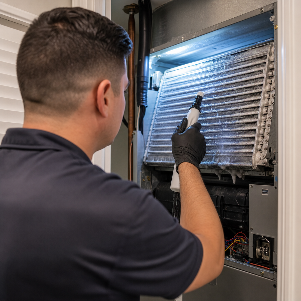Illustration for hvac cleaning in Anderson Mill