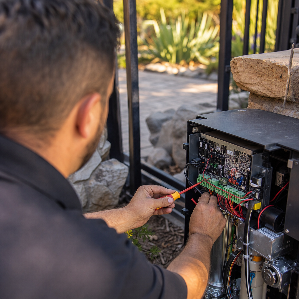 Illustration for gate repair contractors corona ca