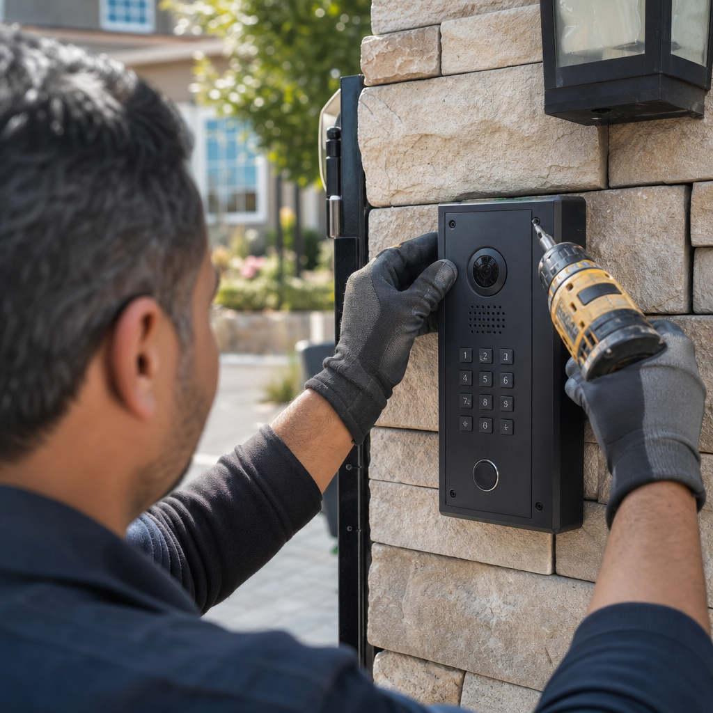 Illustration for automatic gate installers near me