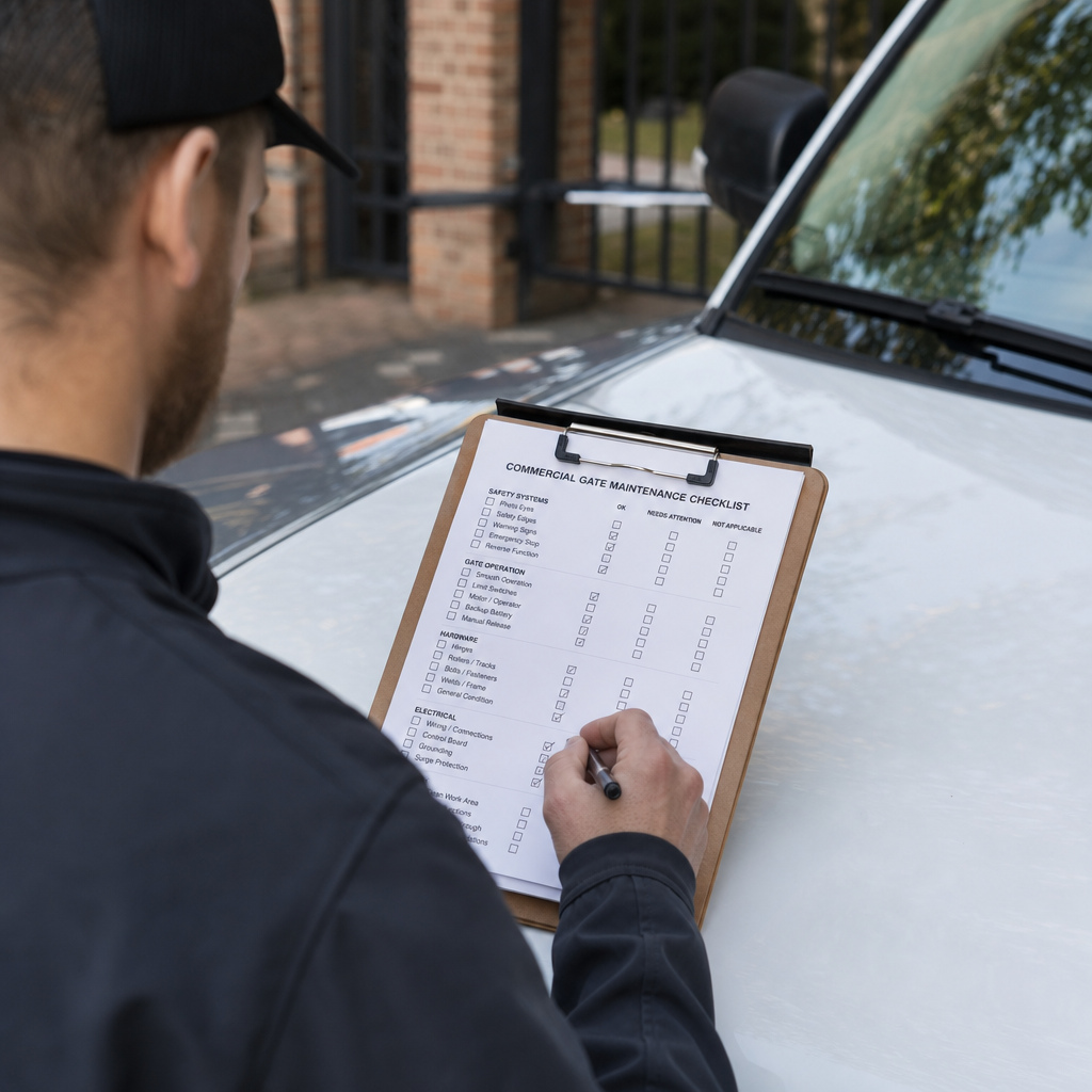 Illustration for commercial gate companies