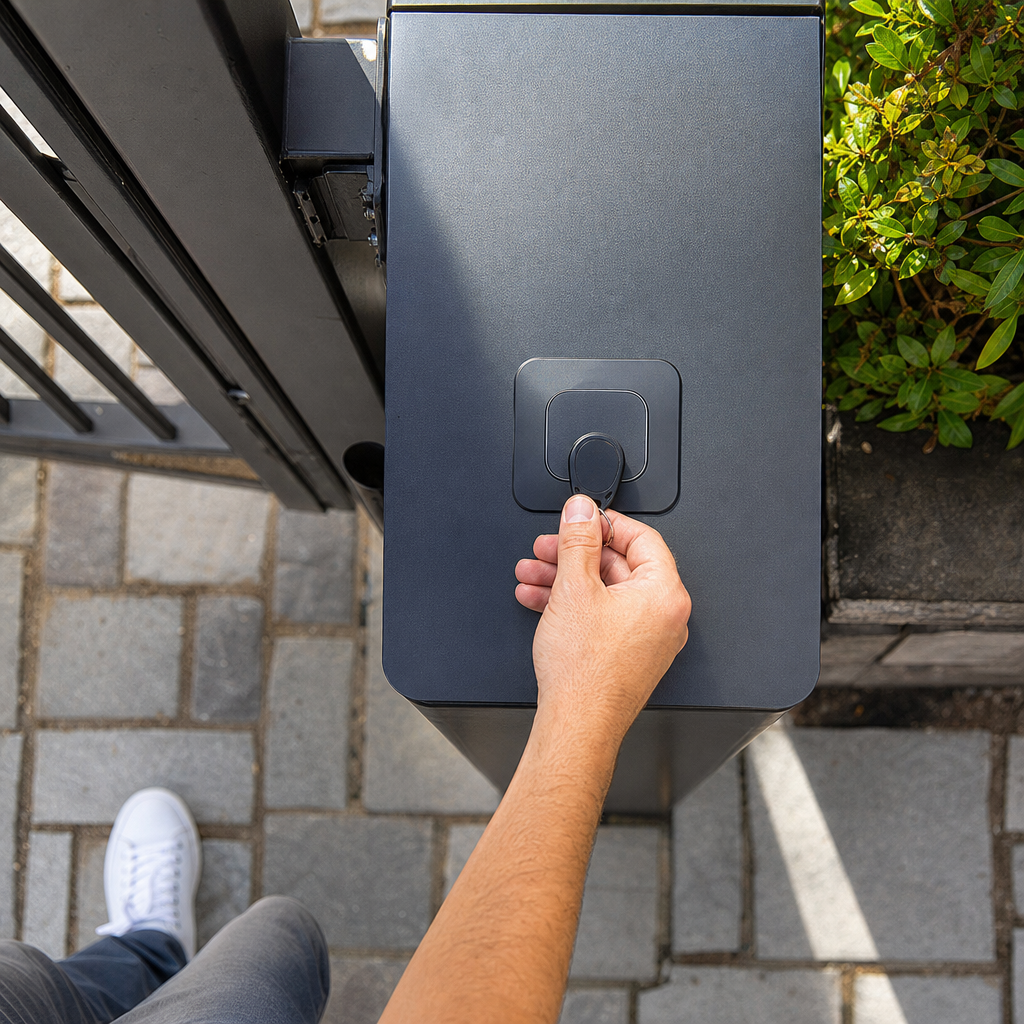Illustration for residential gate access systems