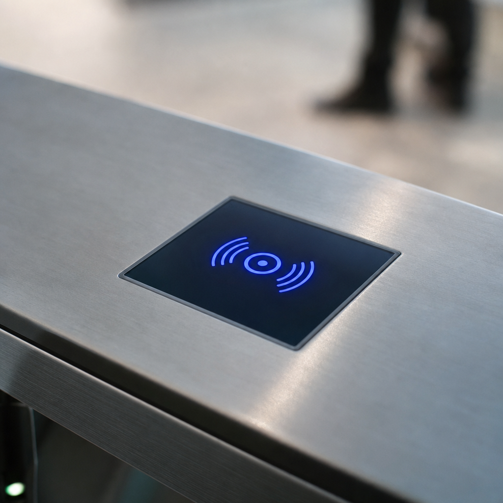 Illustration for electronic turnstile gates