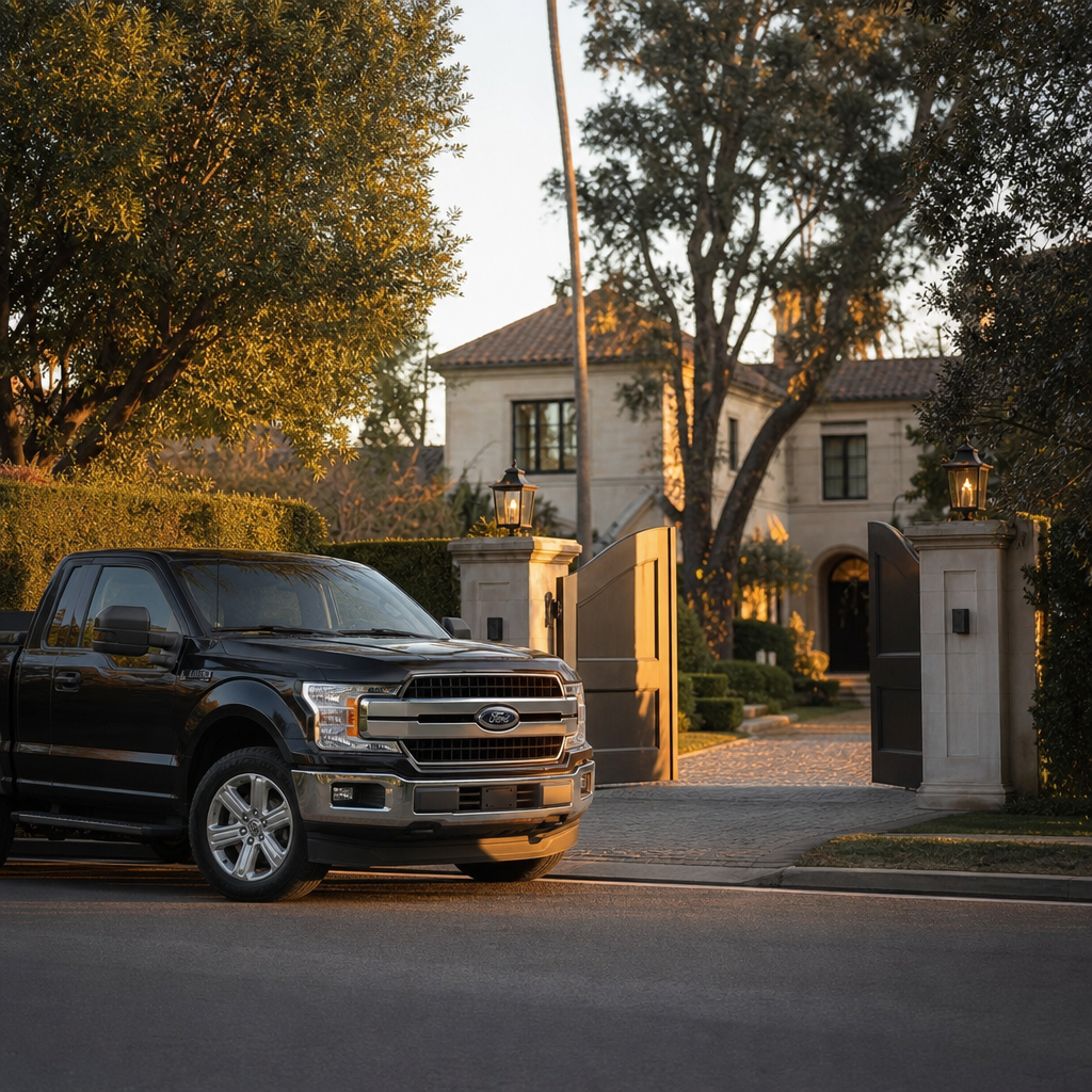 Illustration for driveway gate installers near me