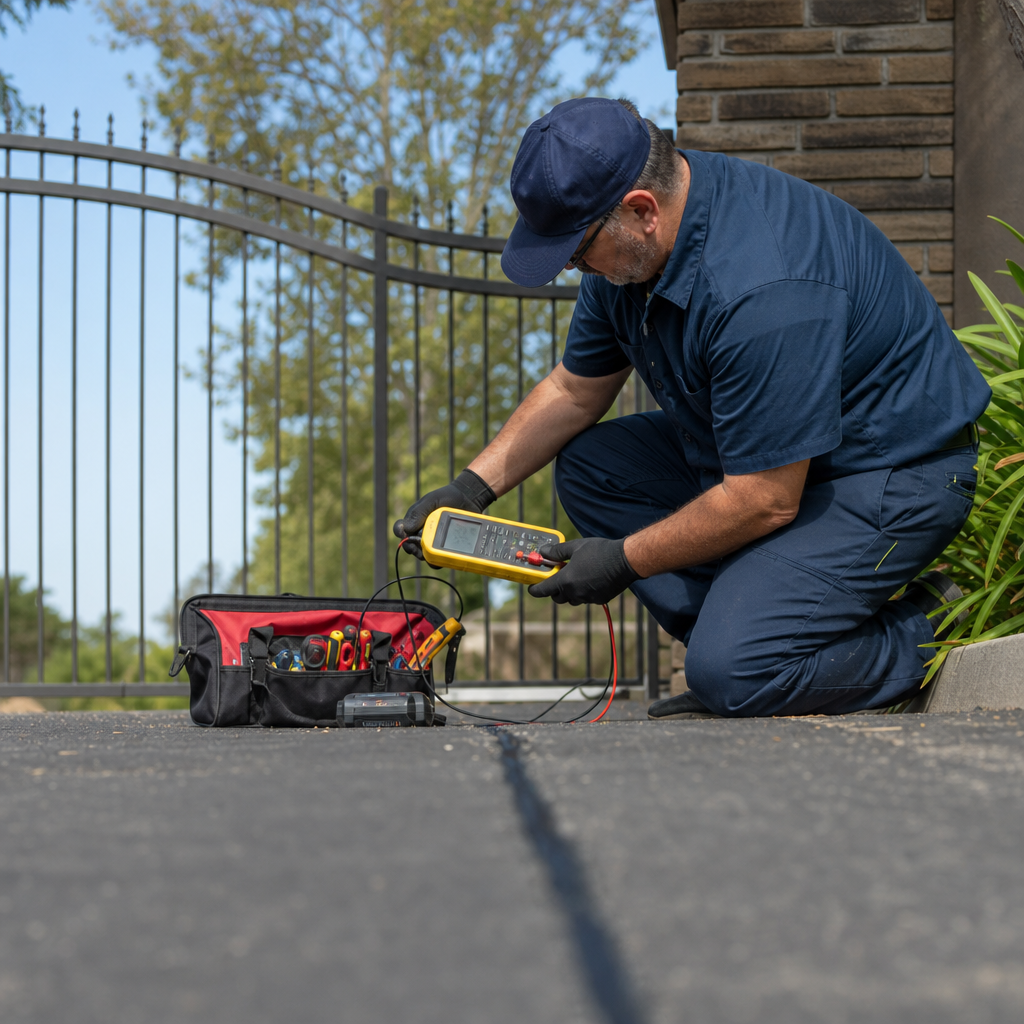 Illustration for hoa gate access systems