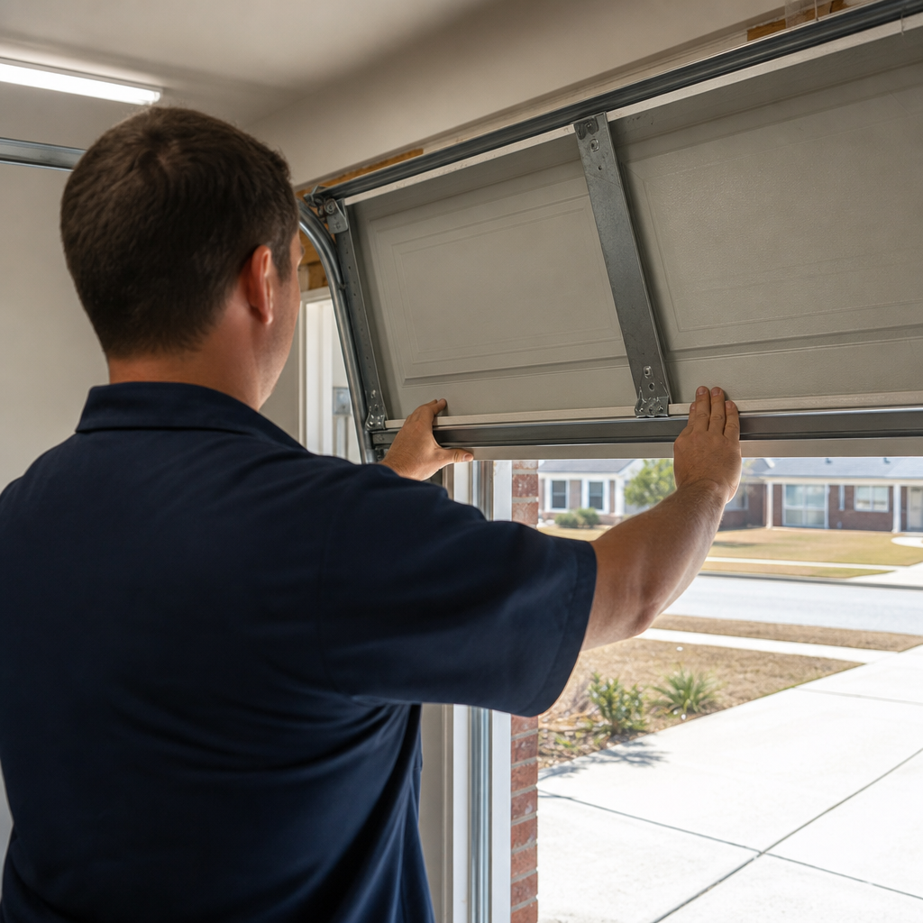 Illustration for how much to install garage door opener