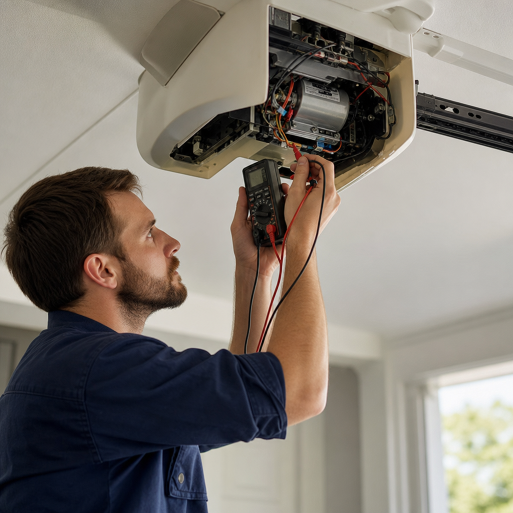 Illustration for garage door opener repair
