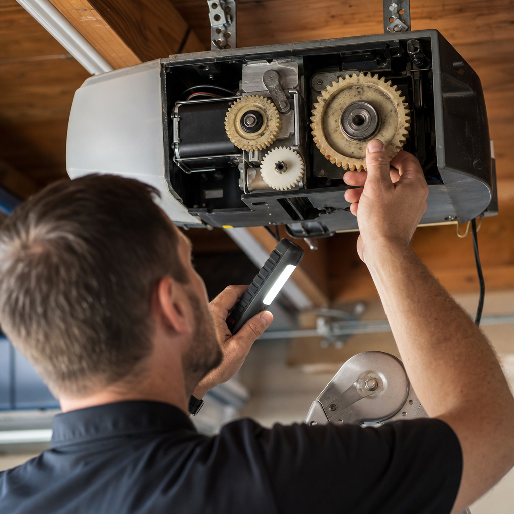 Illustration for garage door opener repair near me