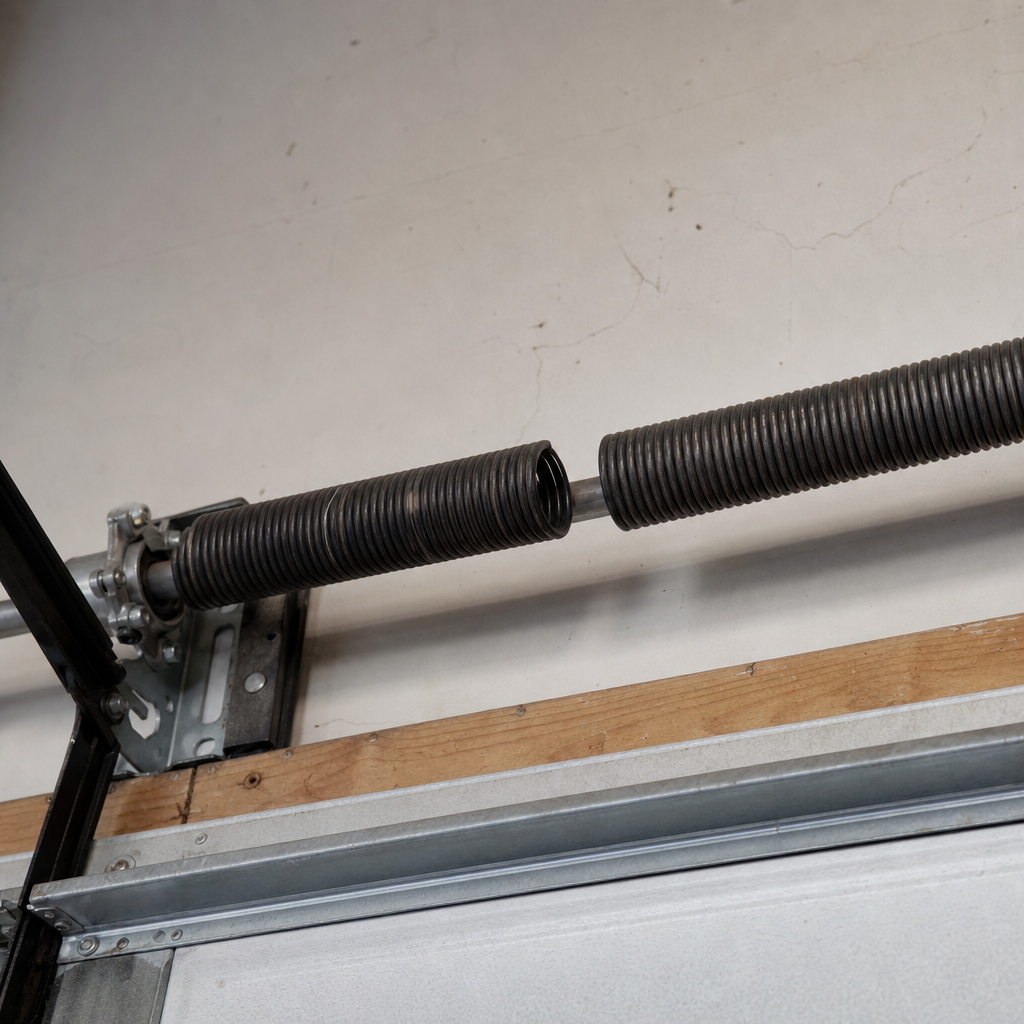 Illustration for price for garage door spring replacement